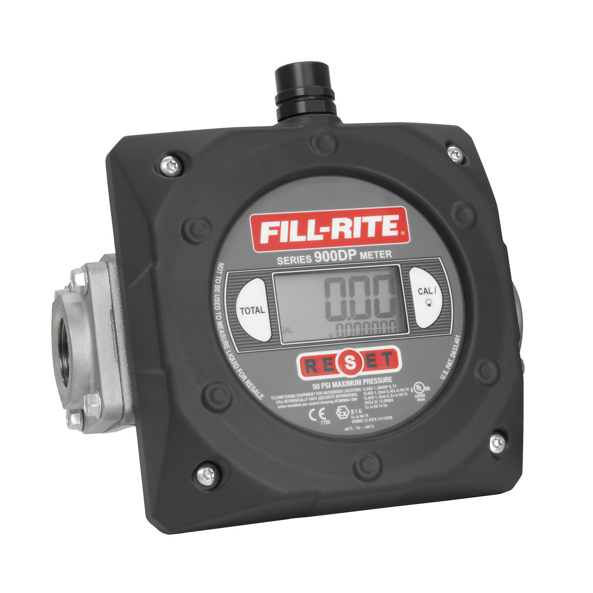 Fill-Rite, 6-40 GPM 4-Digit Digital&nbsp;Meter, Model# 900CDPX